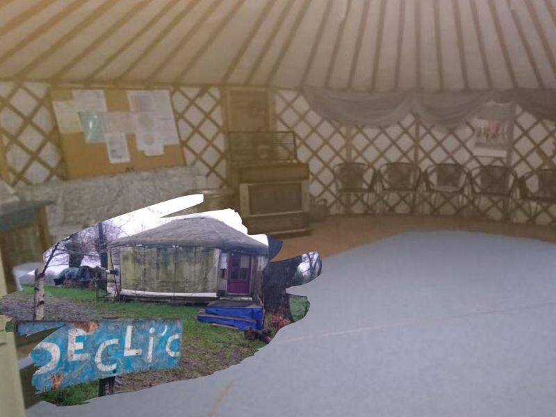 A la Yourte des Ateliers Décli'c, à Saint Sulpice des Landes (35)